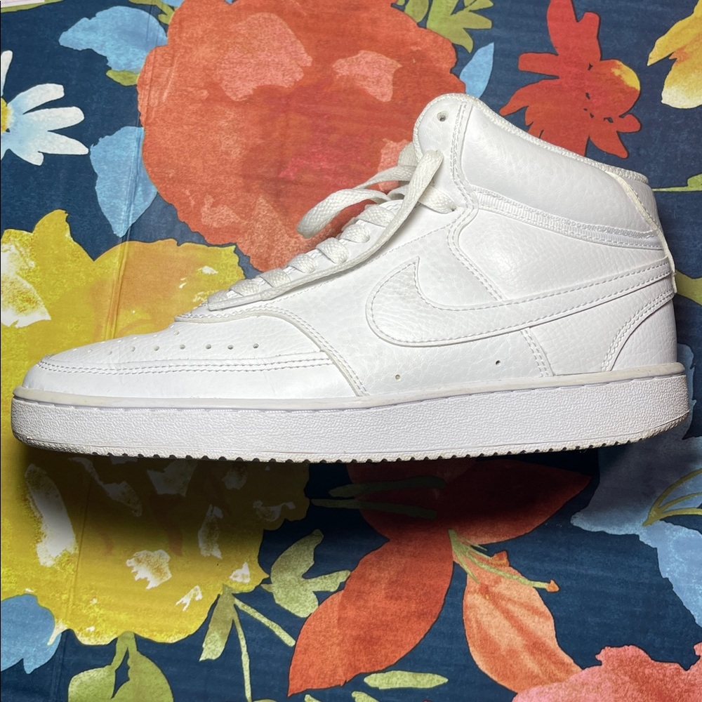 Nike White Mid-Top Sneakers Women’s 8.5